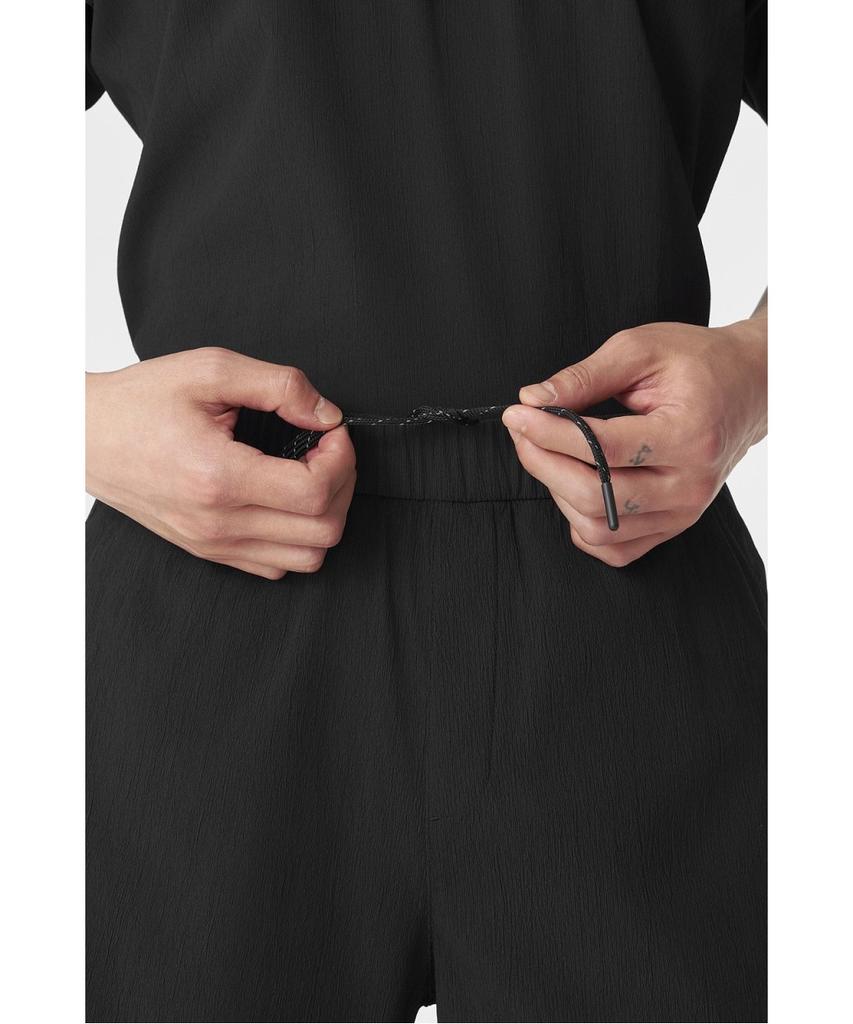 Koolongseupocheu Men'S Crease Length Shorts (Set-Up) Tlpom26621Blk