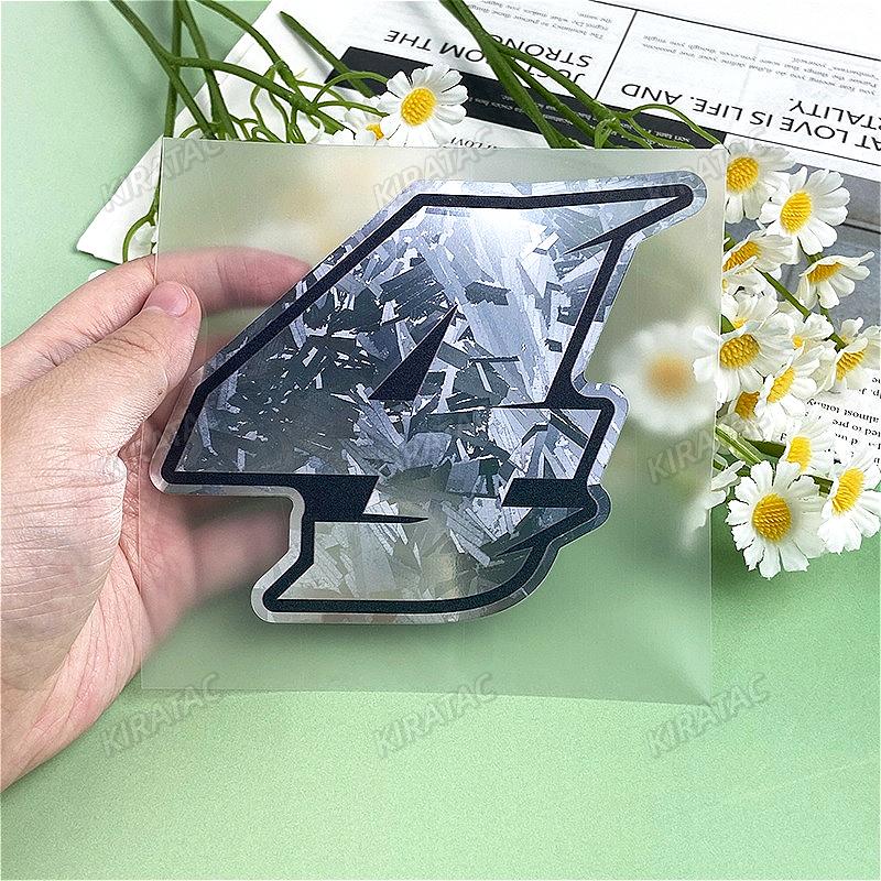 1 Stk. 0 bis 9 Arabische Ziffern Silber Kohlefaser Motorradaufkleber Wasserdicht für Motorradverkleidung Kraftstofftank Roller Vinylaufkleber