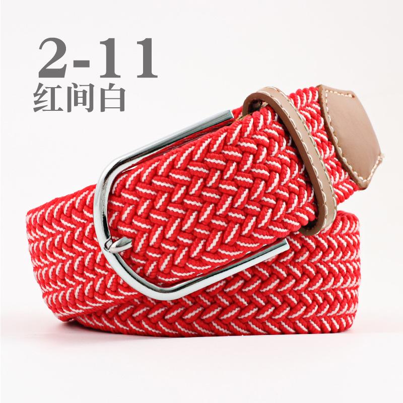 

Женский ремень из холста, студенческий ремень, мужской эластичный ремень, повседневный эластичный плетеный ремень с пряжкой