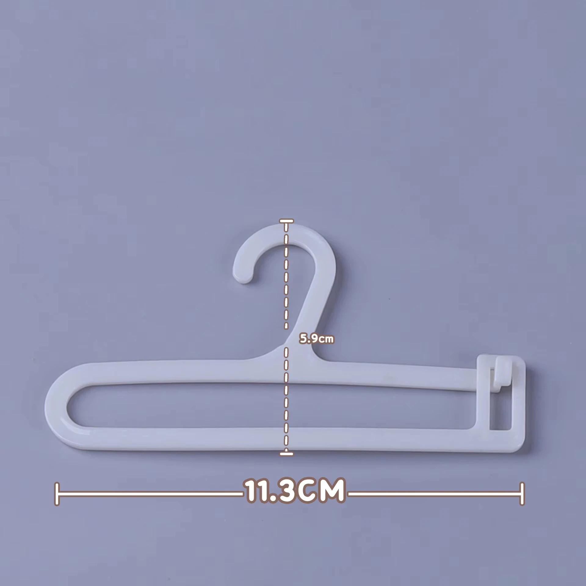 

Мини Лабубу Вешалка-органайзер для одежды Вешалка для кукольной одежды Пластиковая полка для одежды и обуви Мебель для кукольного домика Игрушка Аксессуары Лабубу