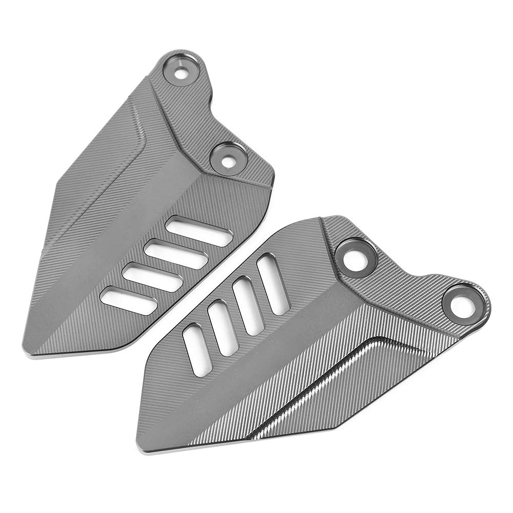FENGSHENG Aluminum Heel Plate Guards for Honda Z900RS 2017 2018 2019 2020 2021 2022 2023 (1 Pair)