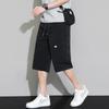 Men's Loose Fit 7/8 Length Cargo Beach Shorts