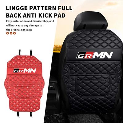 For Car Anti-Kick Pad Seat Back Protector Cover Auto Accessories GR MN Camry Prius Auris Crown Yaris Corolla CHR Avalon