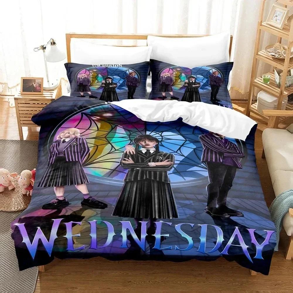 Movie Pattern Microfiber Bedding Set For Boys, Movie Pattern, Winter Duvet Cover Set, Film Anime Bed Set, Comforter Cover