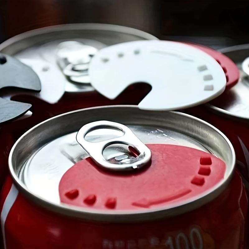 Plastic Can Lid, Food Grade Dustproof Sealing Cover, Leak Proof Soda Bottle Cap for Canned Drinks