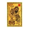Wu The God Of Wealth Talisman Chinese Feng Shui Copper God Of Wealth Buddha Amulets Card Fortuna Treasure Lucky Home Decoration
