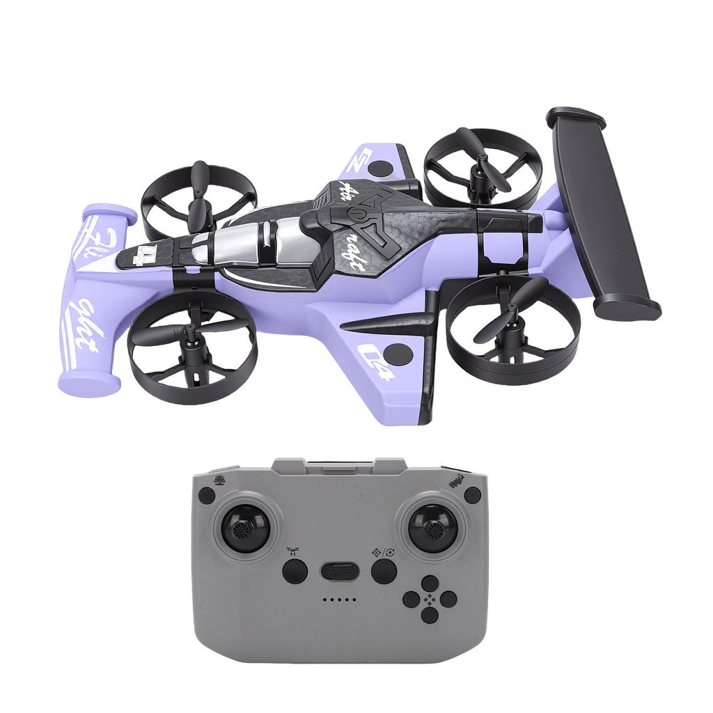 2 In 1 Flying Car Stunt Drone RC Quadcopter Flying Car Toy 2.4Ghz Remote Control Stunt Car Birthday Gift Dual Land Air