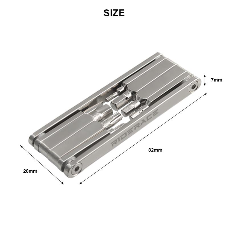 Bicycle Hex Spoke Wrench Foldable Multi Function Tool Kit MTB Chain Cutter Mountain Road Cycle Bike Screwdriver Repair Tools Set