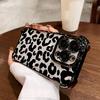 Leopard Pattern Transparent Phone Case Suitable for iPhone 17,16,15,14,13,12,11 Pro/Max/Plus Anti Drop and Shockproof Back Cover
