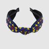 LALA Ethnic Lattice Hairband - BLACKBLUE