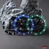 38mm Ceramic Alloy Watch Bezel Insert Ring Slope for Water Ghost Watch Case NH35 NH36 for GMT Diving Men Watch Part Accessories