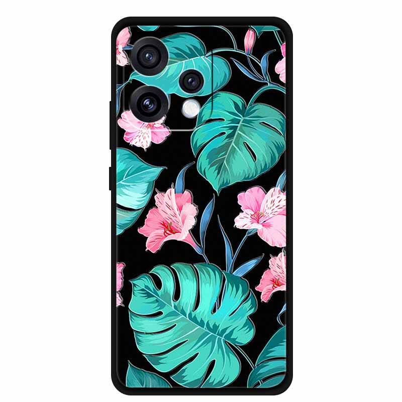 3D Emboss Case For Oppo Reno15 5G Phone Case Reno 15 Coque Flowers Silicone Soft Back Cover For Oppo Reno 15C 5G 2025 Case Funda