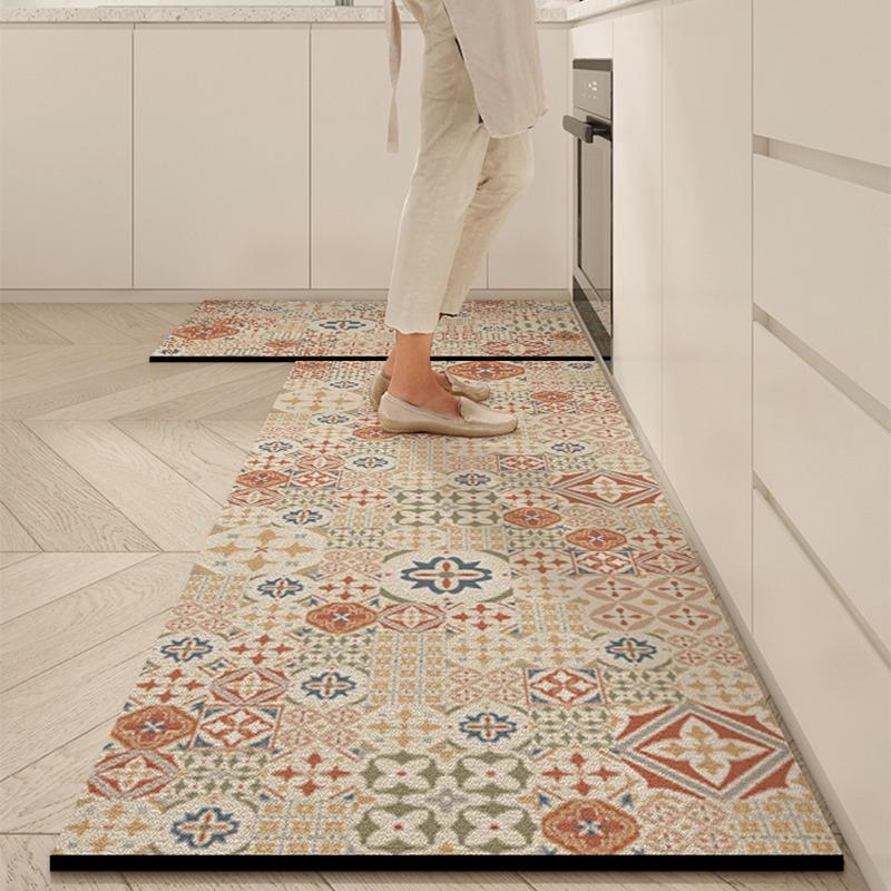 Kitchen Floor Mat Pvc Soft Diatom Mud Rug Absorbent Carpet Non-slip Home Decoration Foot Mats Alfombra De Cocina