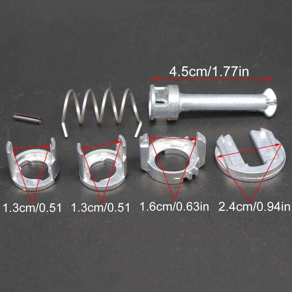 Front Door Handle Lock Cylinder Barrel Paddle Repair Tool 45MM Kit For BMW E46 1998 2002 2006 316 318 320 323 325 328 330 M3