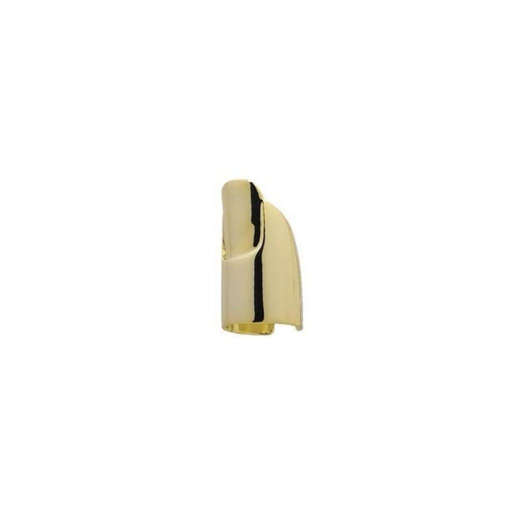Single Long Metal Nail Ring Pharaoh Ins Wearing Nail Protective Cover Punk Opening Niche Nail Ring