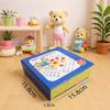 Montessori Wooden Tighten The Screw Table Game Color Number Cognition Logic Learning Early Childhood Development Toy For Toddler