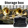 Trumpet Carrying Case Water Resistant Double Transport Handles Trumpet Box with Handle Strap