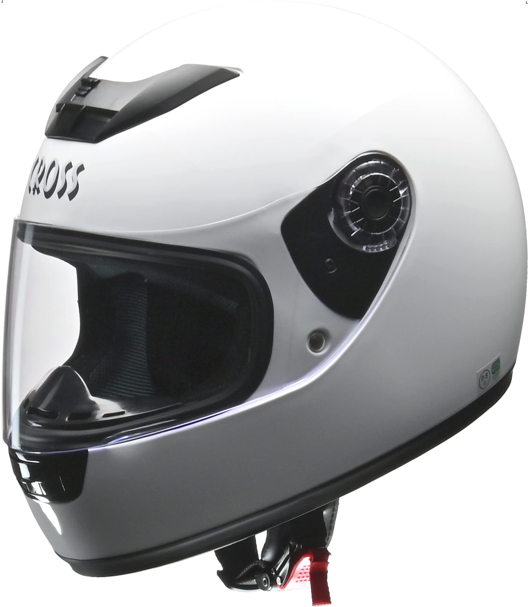 

LEAD Motorcycle Helmet Full Face CROSS Standard White Free Size CR-715 - белый