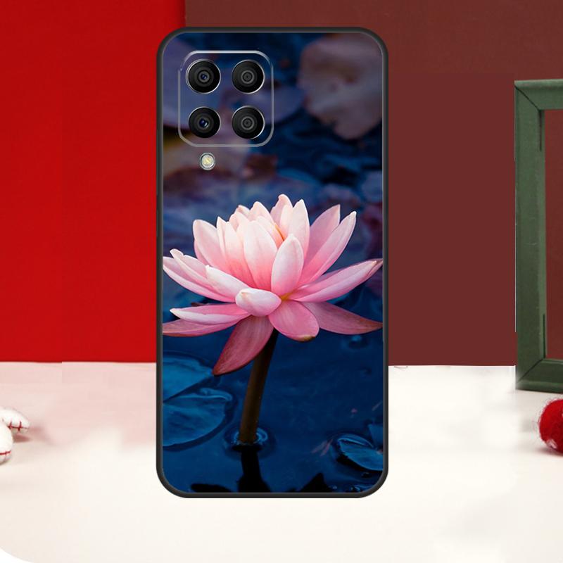 Summer Lotus Case For Samsung Galaxy M52 M32 M12 M54 M34 M14 M35 M56 M06 M55 M15 M11 M13 M16 M36 M31 M53