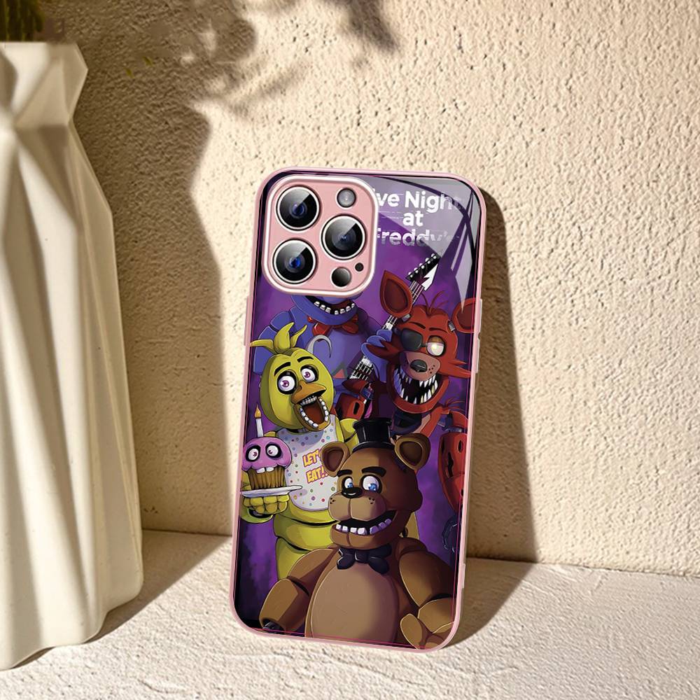 

Game F-Five N-Nights At F-FreddyS For IPhone 14 13 12 Mini 11 Pro XS Max X XR 14 Plus Tempered Glass Cover iphone 11