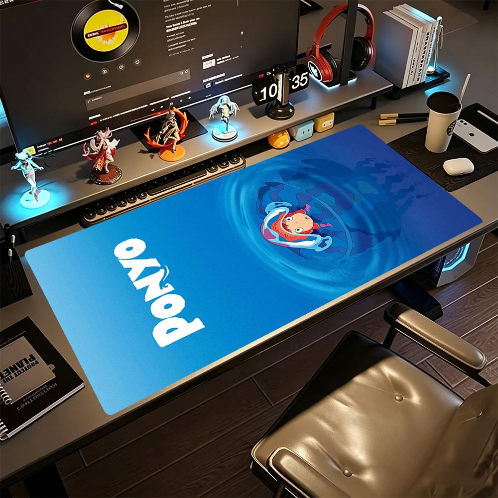 Ponyo Gaming Mauspads Schreibtisch-Mauspad Desktop-Mauspad Rutschfester Gummiunterboden Perfekt für Büro-Schreibtischzubehör Schule Zuhause