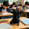 Porta-canetas Ninja Impresso em 3D para Mesa Organizador de PLA para Lápis Marcadores Material de Escritório Presente Único para Estudantes Professores Fãs