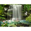 3d Waterfall Wall Mural Nature Scenery Wallpaper Living Room Bedroom Waterfall Mural Home Decor