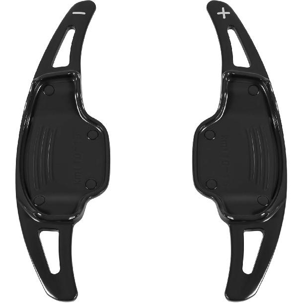 Black Aluminum Steering Paddle Shifter Extension Cover Trim Interior Accessories For Chevy Chevrolet Camaro 2012 2013 2014 2015