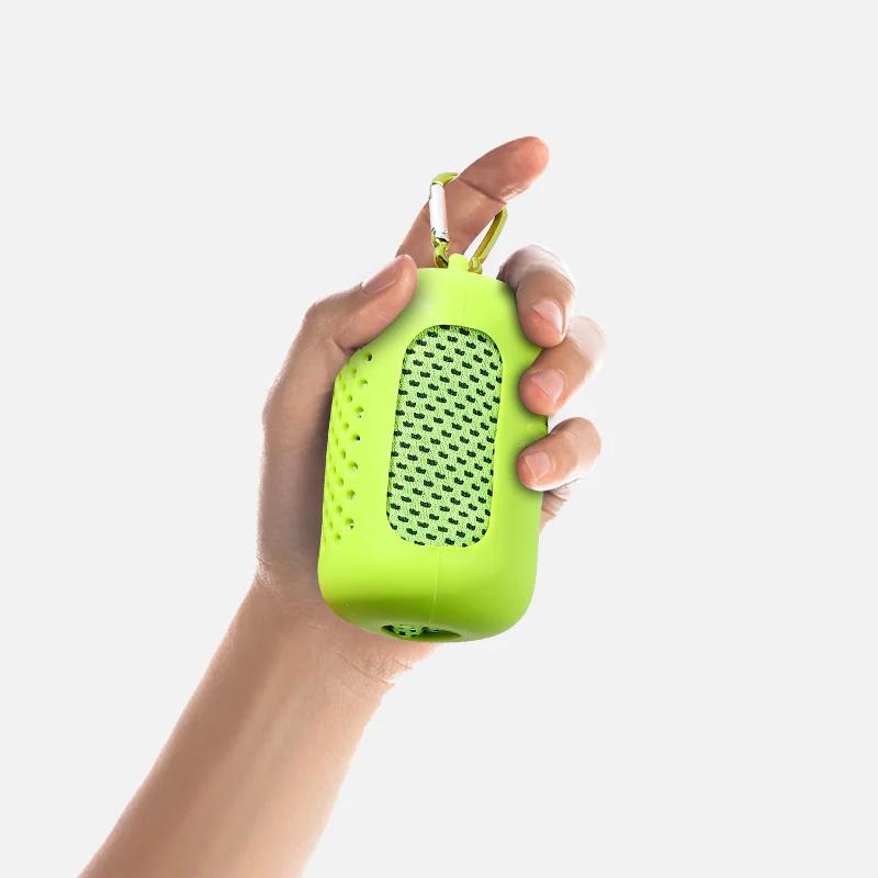 Cooling Towel With Silicone Carry Case 80x30cm Quick Dry Sports Towel With Carabiner For Gym Running Hiking Travel