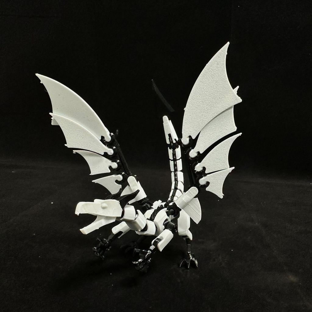 3D Printed Three Head Flying Dragon / Fire Dragon T13 Action Figures Multi-Jointed Movable Robot Nova 13 DIY Mannequin Toys