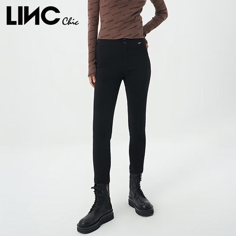 

Jinyujie Women s Black Slim-Fit Down Skinny Pants L (under 120 lbs)