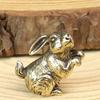 Brass Zodiac Miniature Animal Ornaments Figurines Vintage Desk Decoration Home Office Decoration Copper Statue Decor Crafts