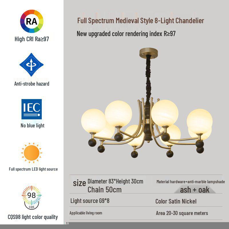 

Французская люстра середины века из массива дерева для гостиной, кабинета, столовой и спальни