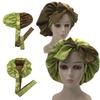 Fashion Kids and Adults Size Satin Silk Bonnet Reversible Long Band Head Ties Bonnet with Custom Logo