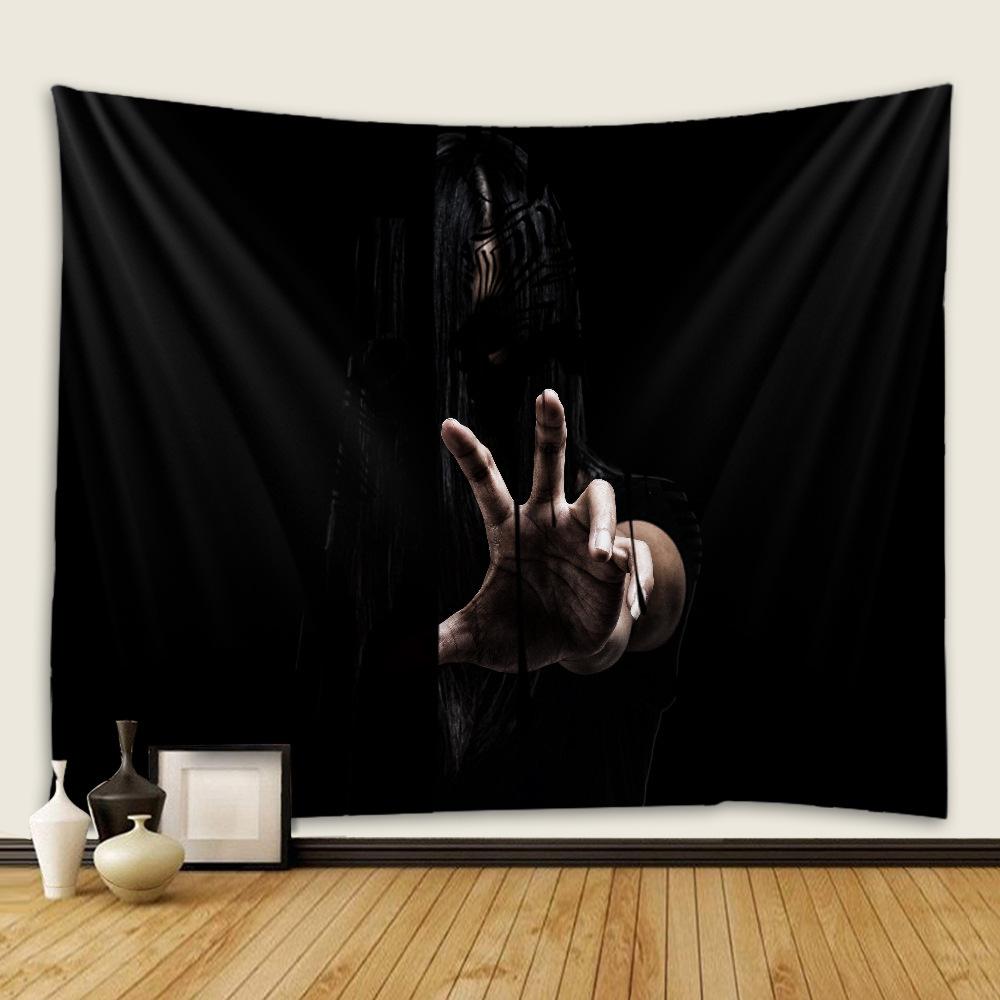 Bedroom Living Room Decor Garden Poster Decor Beach Blanket Funny Tapestry Halloween Horror Witch Skull Ghost Wall Hanging