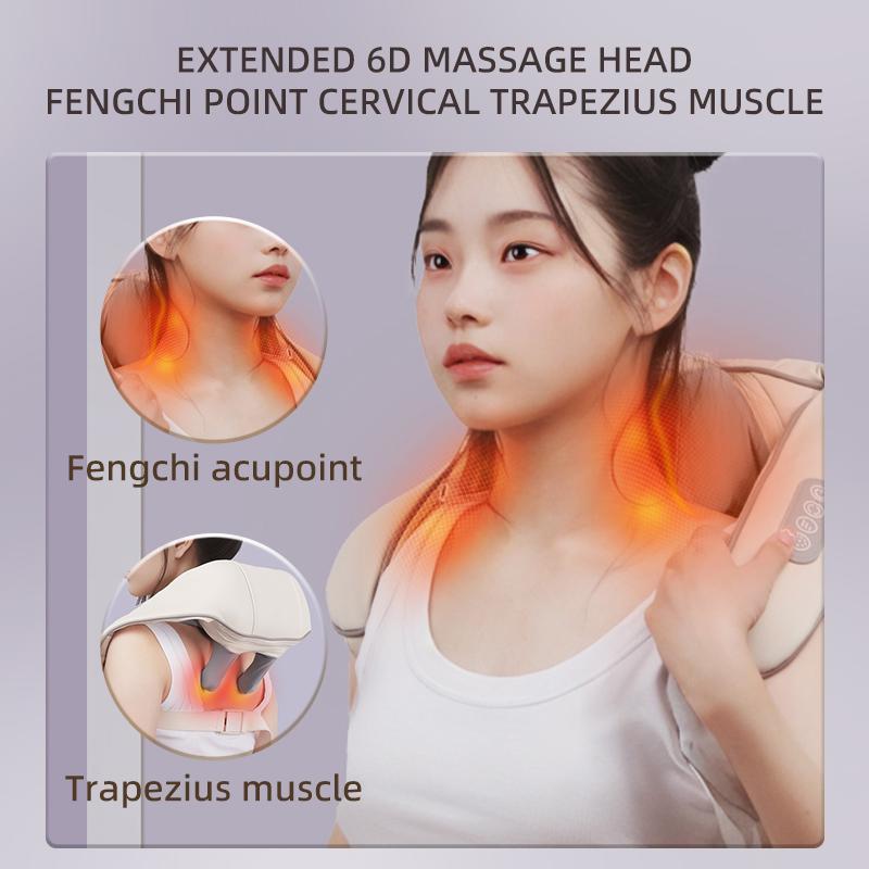 Heating Feature Included Electric Shiatsu Massage Cushion Body Relaxation Targeting Neck Cervical Regions Massage Mattress