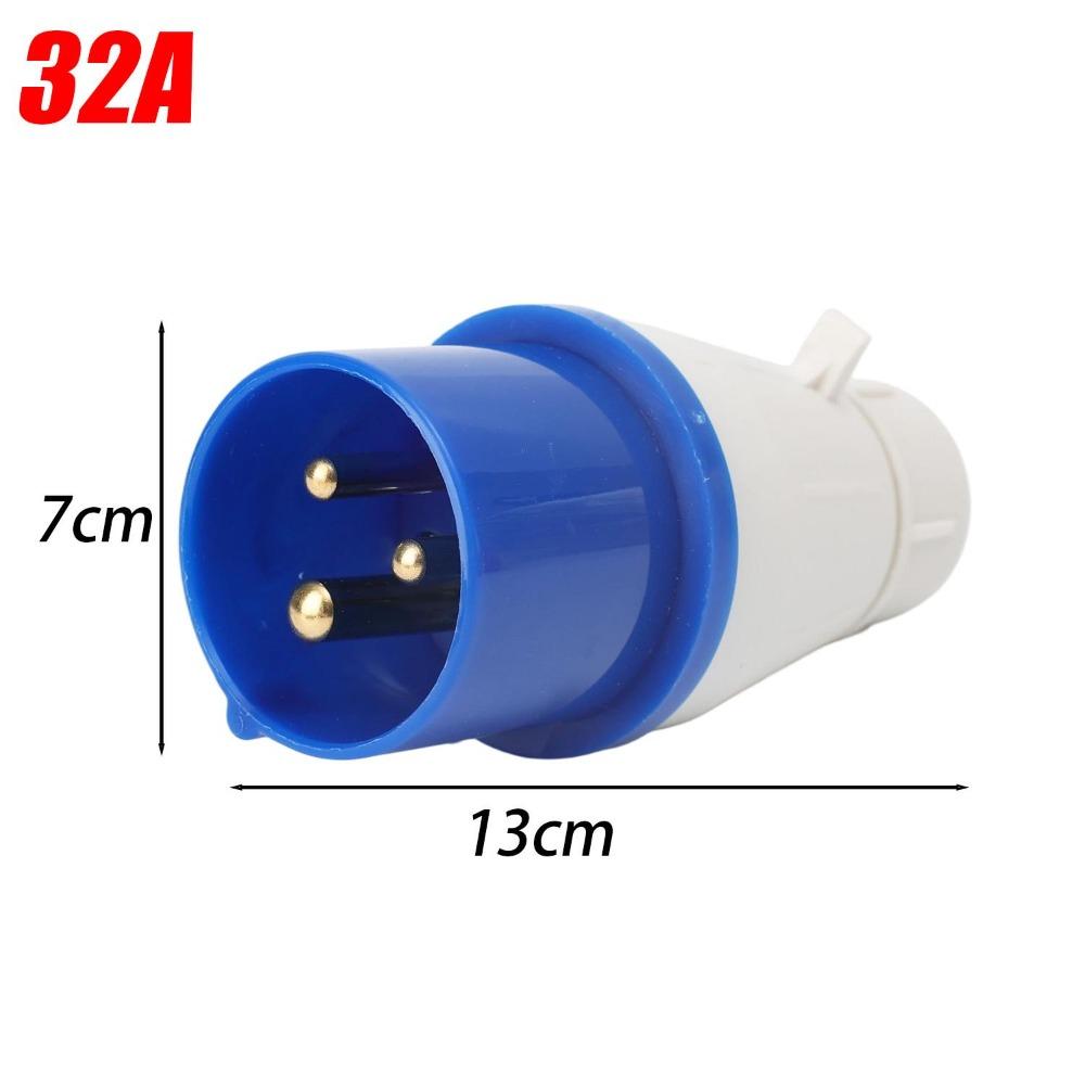 3PIN 4PIN Industrial Socket IP44 Rated Waterproof Connector Electrical Connection