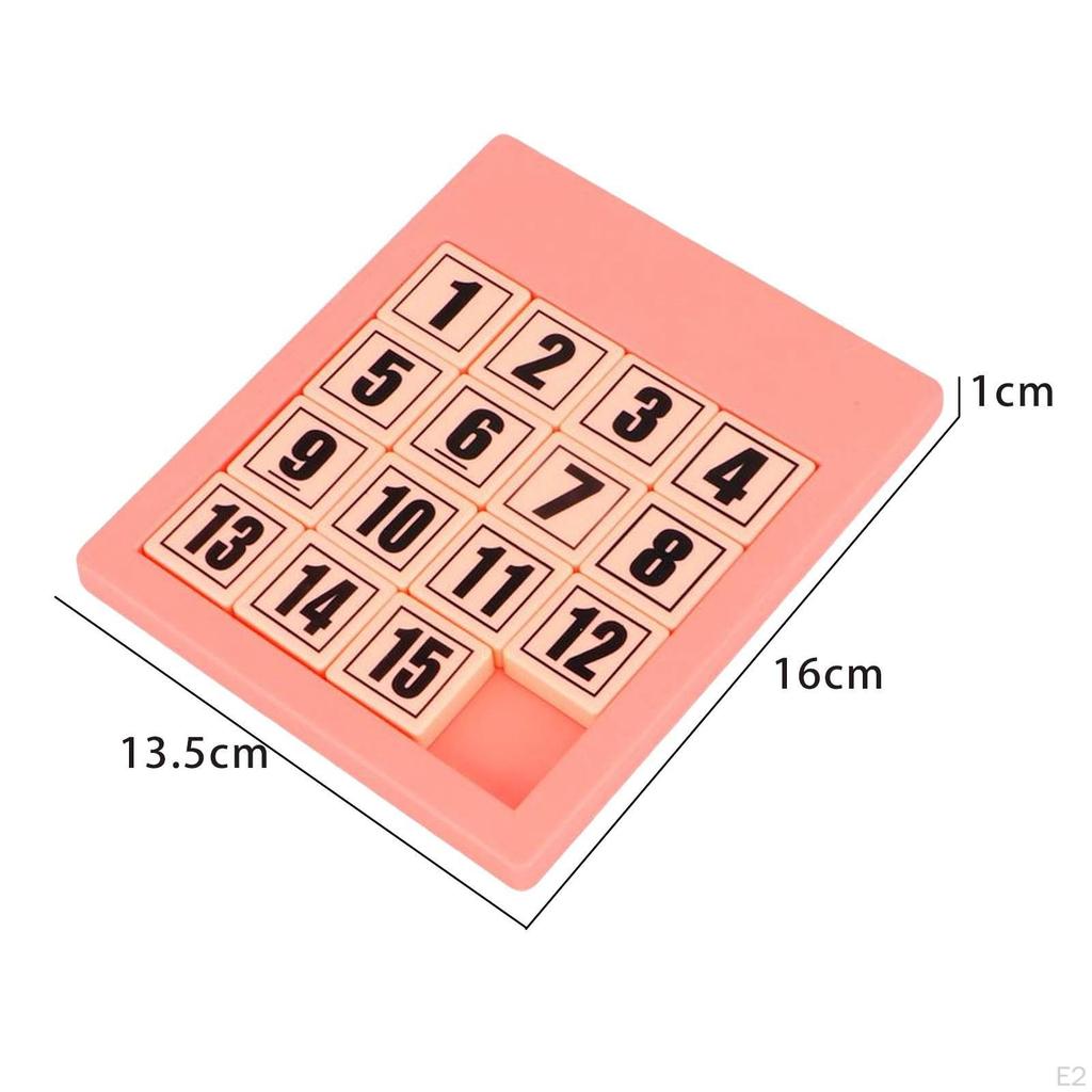15 Number Puzzle, Educational Portable Digital Puzzle for