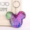 Sequin Keychain Reflective Shiny Keychain Pendant Ladies Bag Car Pendant