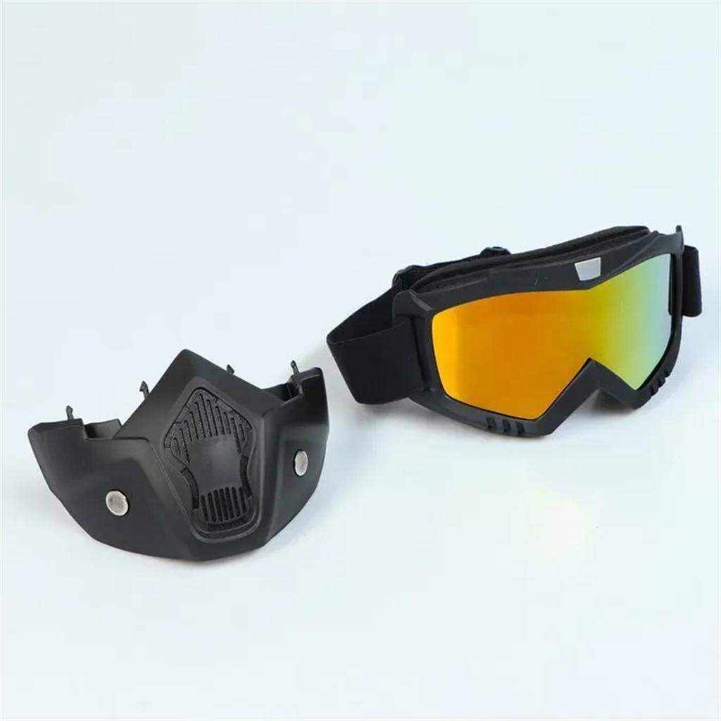 Outdoor Windproof Goggle Skiing Cycling Sdjustable Safety Face Mask