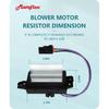 Marsflex Blower Motor Resistor 4P1516 2003 2004 2005 2006 For Chevrolet Chevy Tahoe Silverado Trailblazer, For GMC Yukon Envoy, For Cadillac Escalade