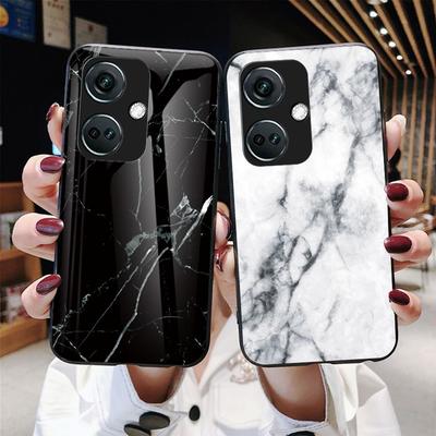 Marbling Tempered Glass Phone Case For Oneplus Nord CE 5 2 3 4 Lite Apple iPhone 16 15 17 8 Plus 12 14 13 Pro Max Google Pixel 6 9 6A 7A 8A 9A Cover