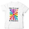 Equality T Shirt The Future Is Inclusive Unisex LGBT Rainbow Gay Pride Vintage