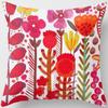 Oil Painting Floral Printing Pillowcase Home Decoration Car Sofa Decoration Pillowcase Ornament