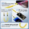 65W+27W Dual Magic Spring 4-in-1 Fast Charging Cable for Apple 16/14 & Huawei
