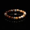 Eightvolume Ev Half Bead Bracelet(Ocherbrown)