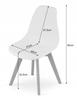 Kito Chair Yellow / Natural Legs X 3