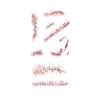 30 Pcs Halloween Face Tattoo Stickers Realistic Spider Web Bleeding Scar Design Easy Remove for Cosplay Masquerade Party