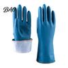 Winter Household Cleaning Gear PVC Rubber Gloves, Thickened with Warm Fleece Lining Dishwashing Non Slip Dish Washing Mitts Waterproof Anti-Slip