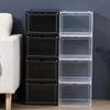 Shoe Organiser Box Stackable Clear Shoe Box For Closet Shoe Containers Sneakers Display Case Space Saving Storage Bin